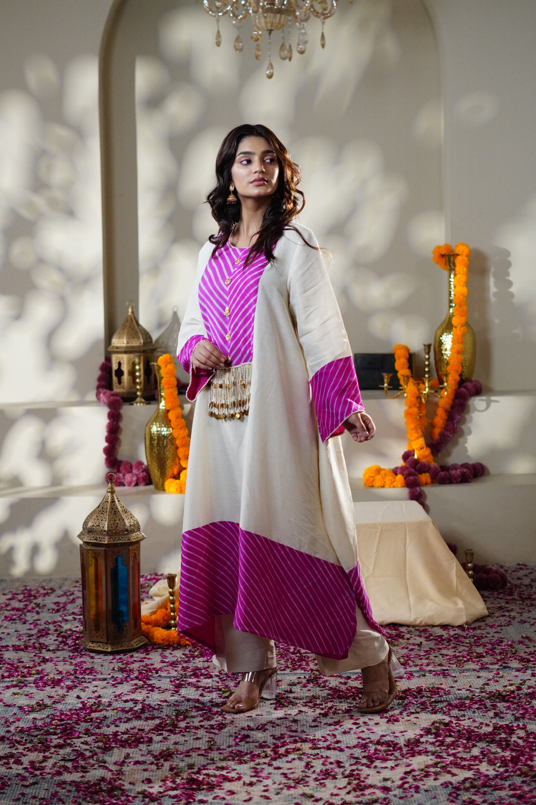 Lehriya Rasiya Kurta with Pants