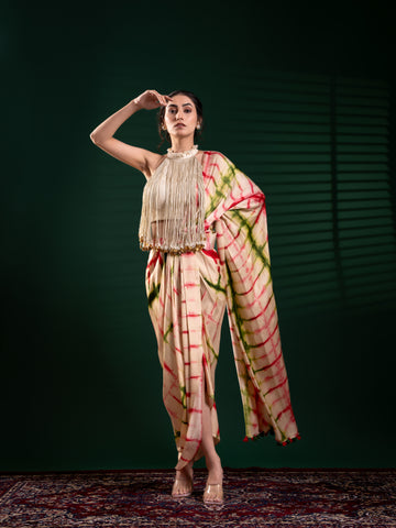 Tassel Tango Slit Saree - Laalharit