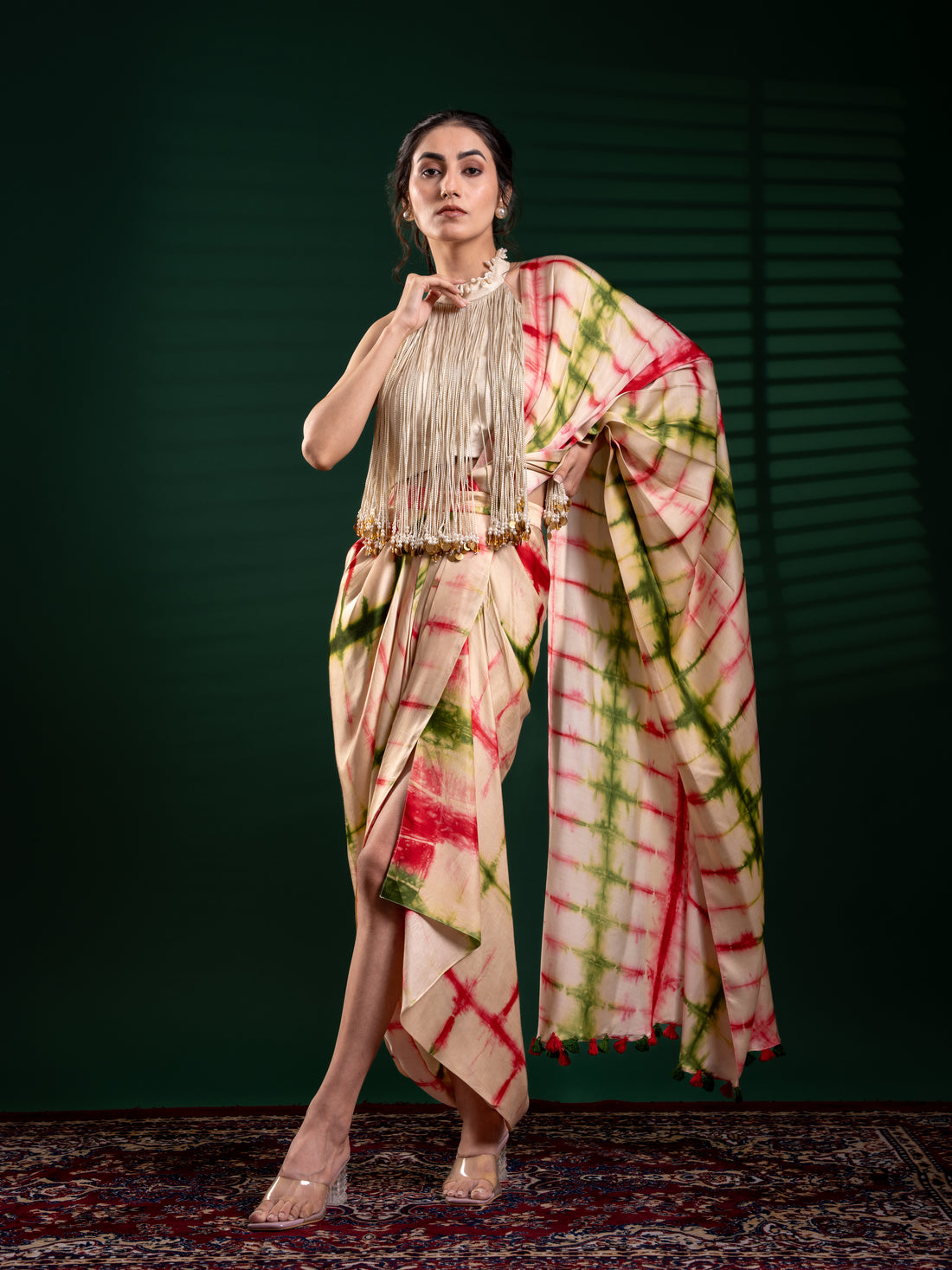 Tassel Tango Slit Saree - Laalharit