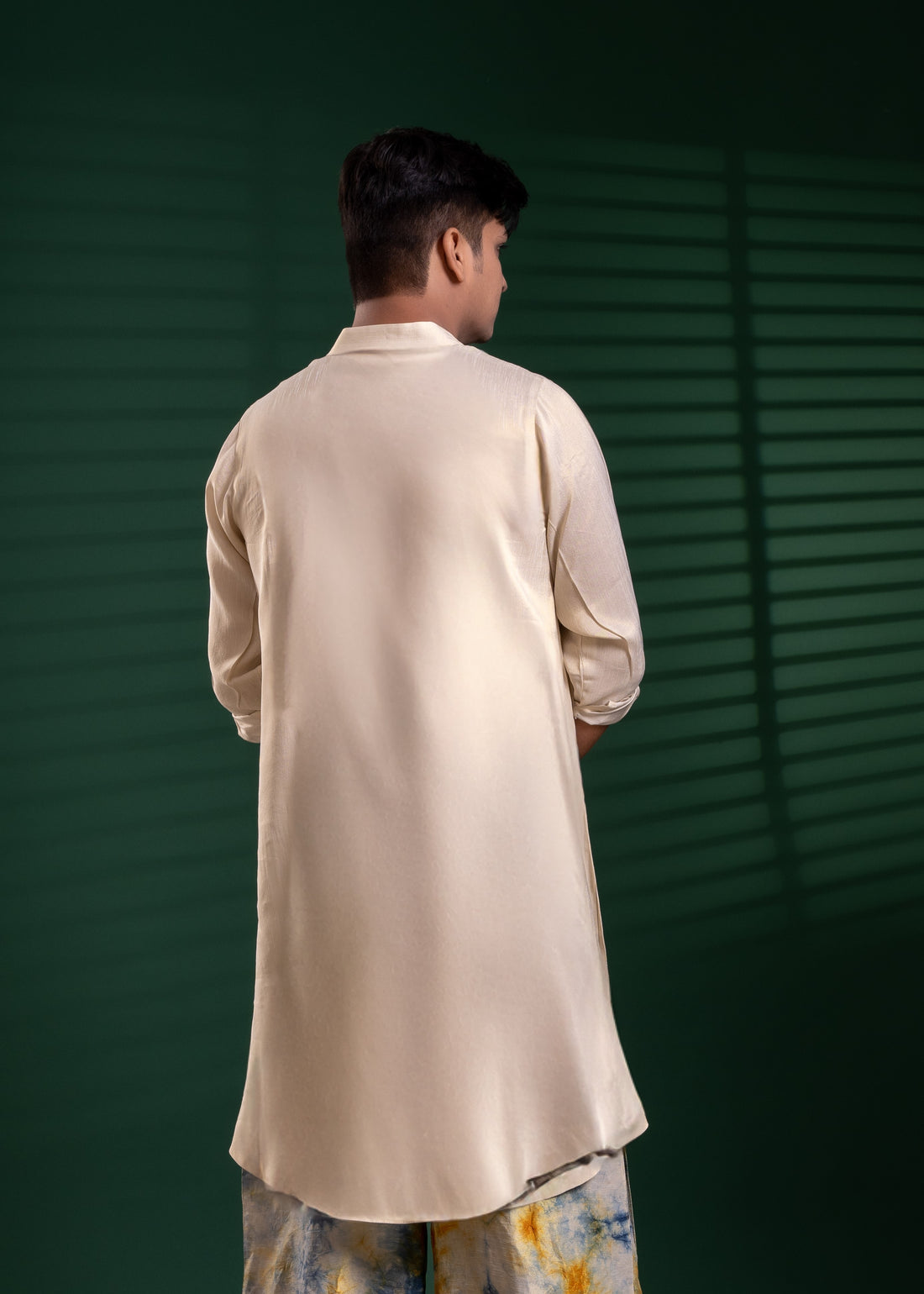 Mohana High - Low Kurta - Neelrangi