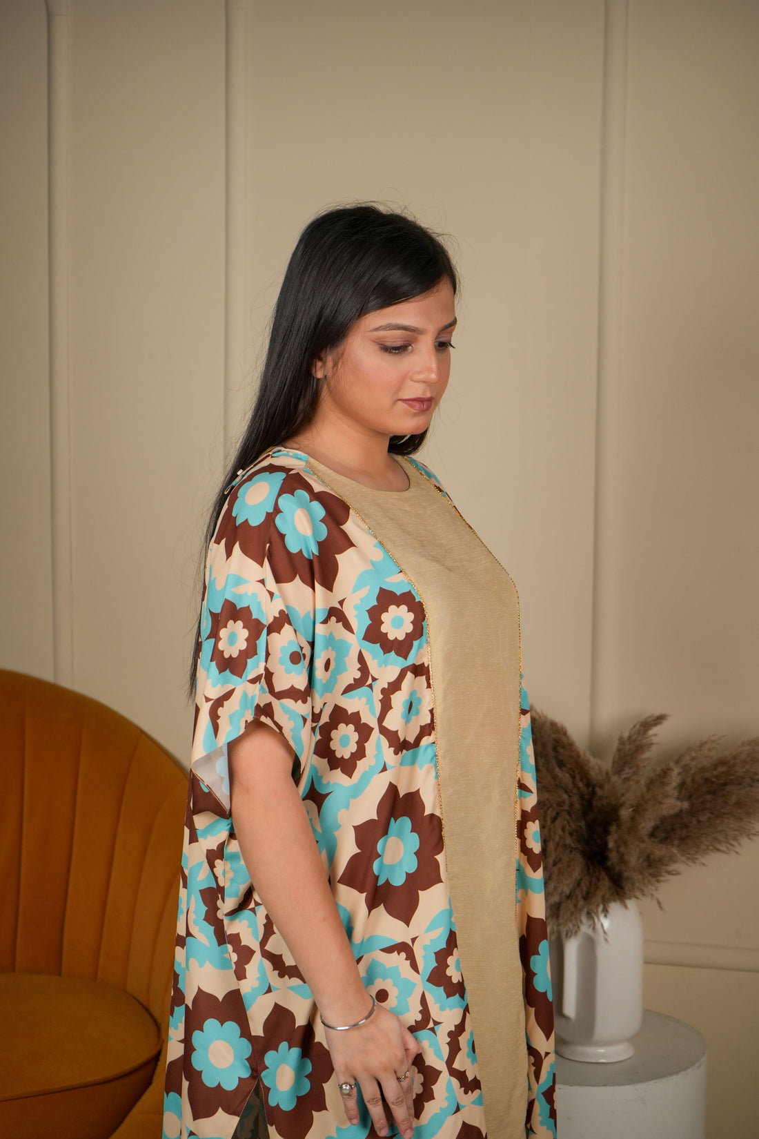 Mandala Bloom Kaftan Set