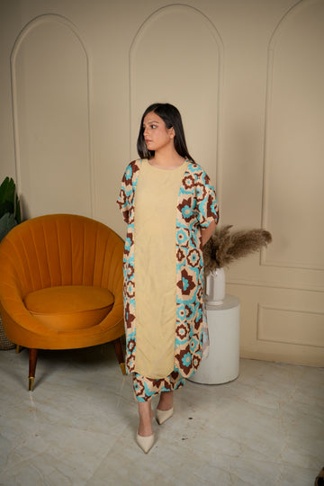 Mandala Bloom Kaftan Set